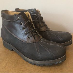 Billy Reid suede/leather Duck Boots Size 9.5